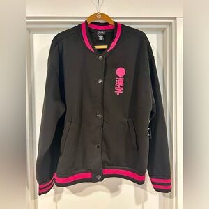 NWT JUSTIFY Varsity Button Up Jacket